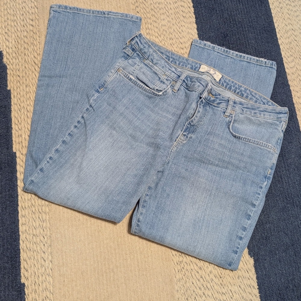 Free People We The Free Straight Leg Denim Jeans 32